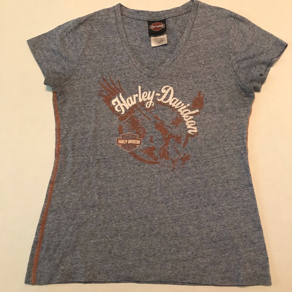 Harley Davidson Women’s V-neck T from Pelham, AL